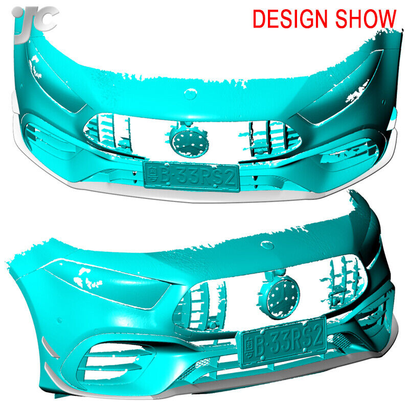 MERC W177 A-CLASS FRONT BUMPER AERO CANARD LIP KIT