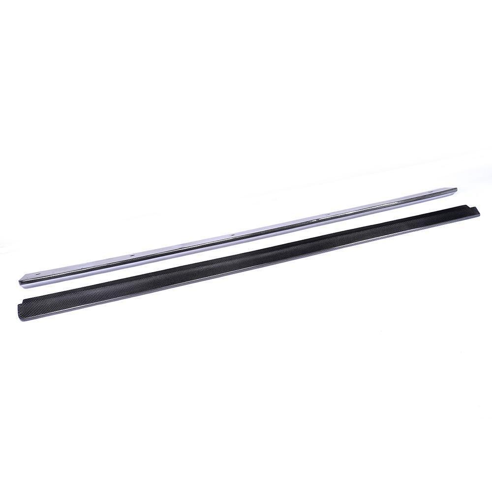 MERC W204 C63 RZ STYLE CARBON FIBRE SIDE SKIRT EXTENSIONS