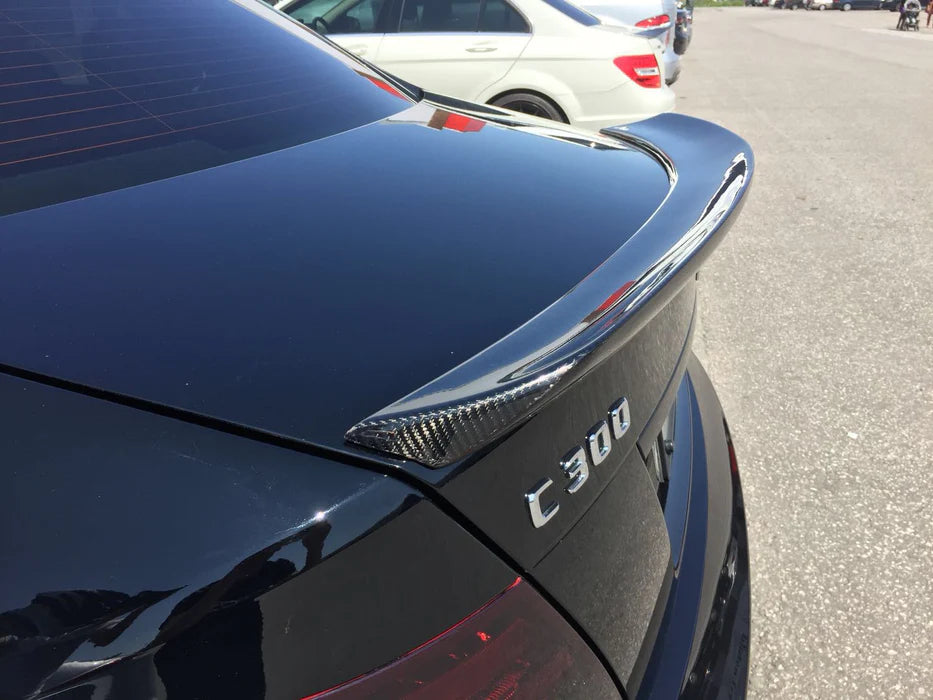 MERC W204 C-CLASS COUPE VORSTEINER STYLE CARBON FIBRE BOOT SPOILER