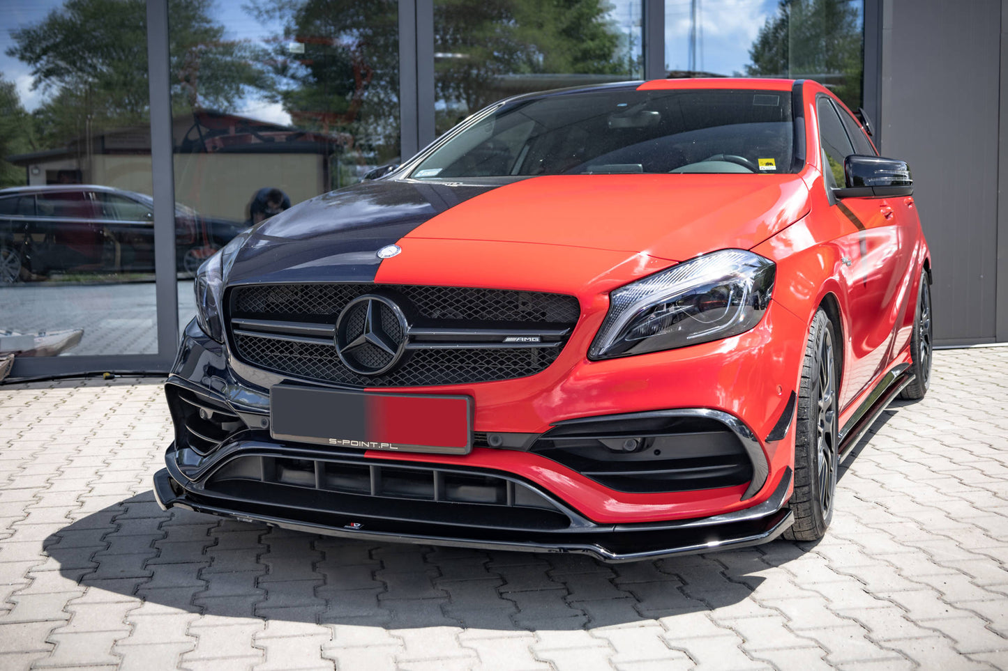 MERC W176 A-CLASS A45 FACELIFT STYLE FRONT BUMPER
