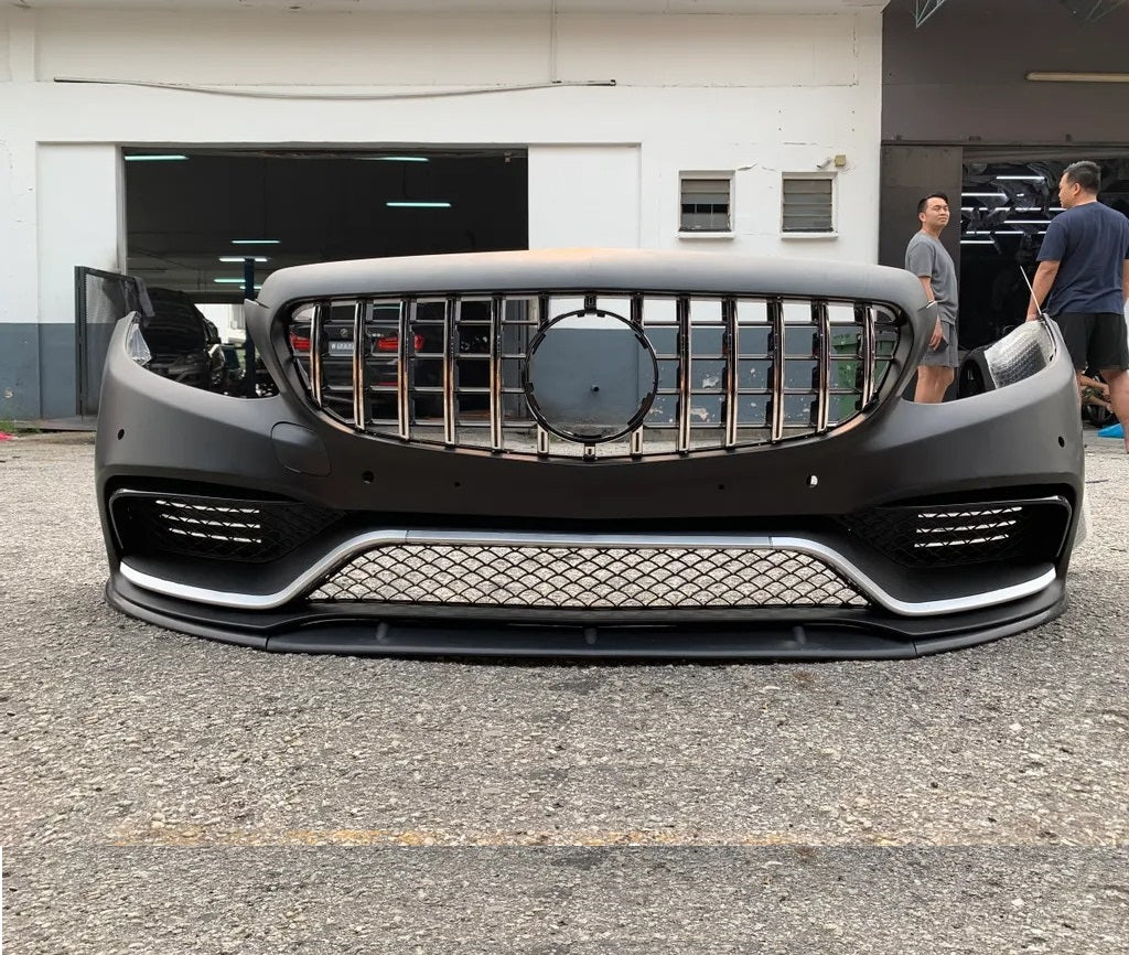 MERC W205 C-CLASS C63 FRONT BUMPER CONVERSION