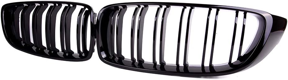 F80 M3 / F82 M4 GLOSS BLACK DUAL SLAT KIDNEY GRILLES