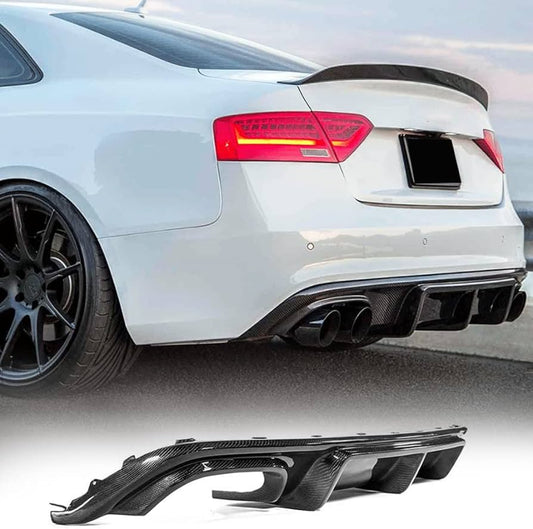 AUDI A5 B8.5 S5/ S-LINE CARBON FIBRE REAR DIFFUSER