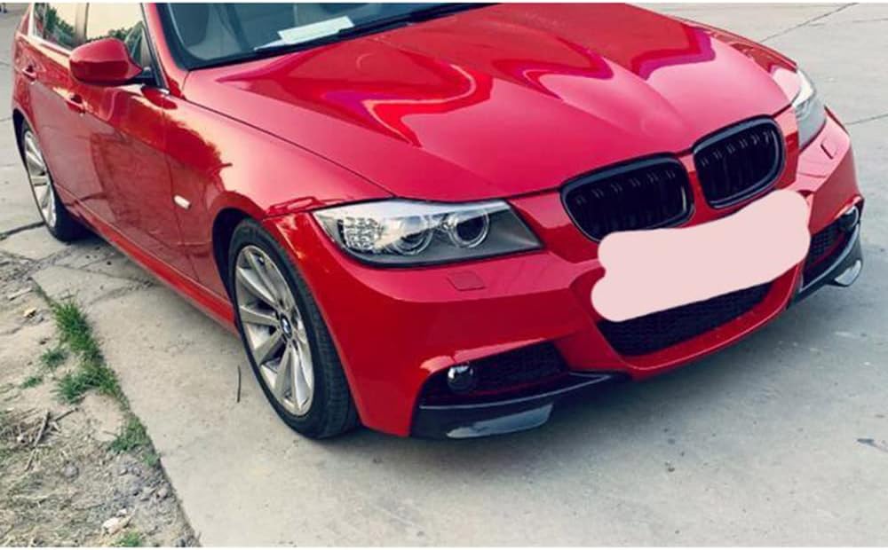 E90 FACELIFT M PERFORMANCE STYLE GLOSS BLACK SPLITTERS