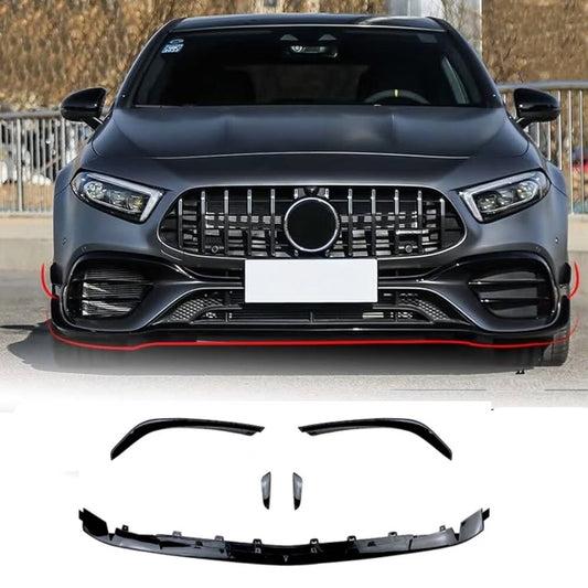 MERC W177 A-CLASS FRONT BUMPER AERO CANARD LIP KIT