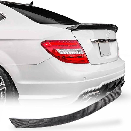 MERC W204 C-CLASS COUPE VORSTEINER STYLE CARBON FIBRE BOOT SPOILER