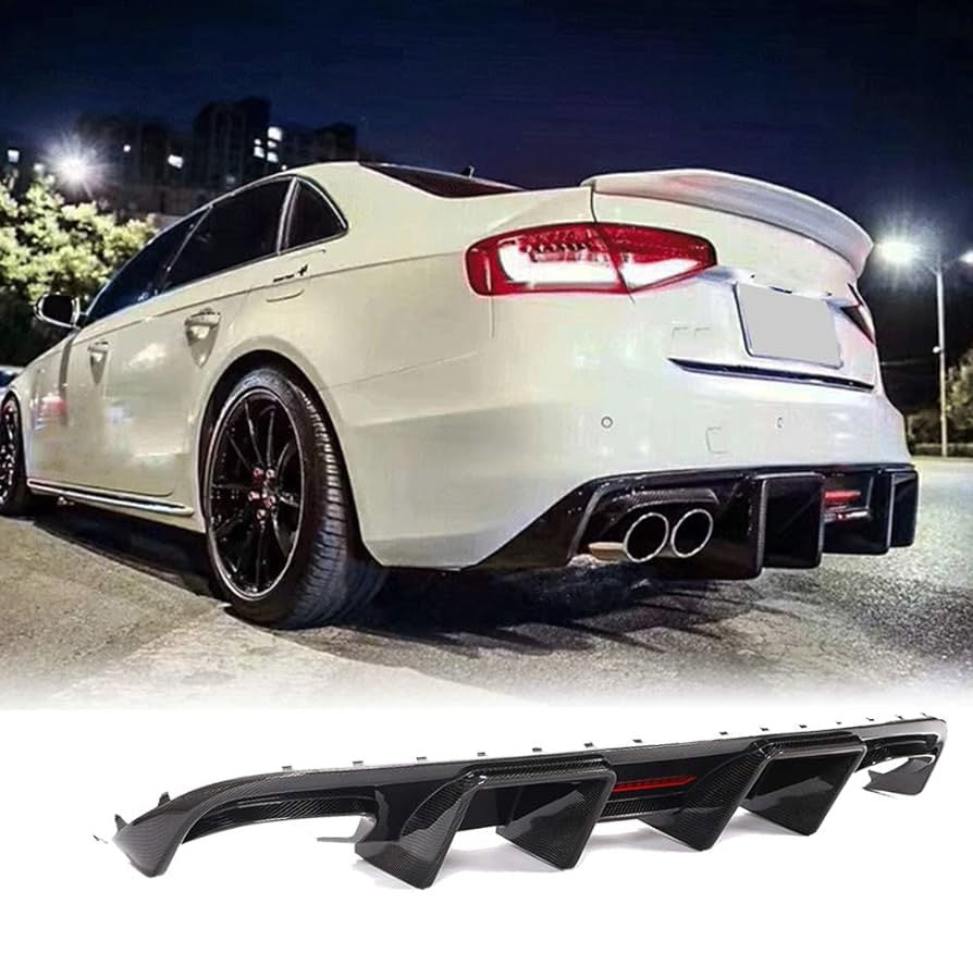 AUDI A4 B8.5 KB STYLE CARBON FIBER DIFFUSER