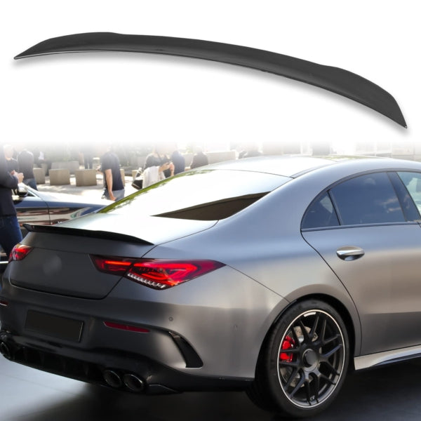 MERC W118 CLA 45S STYLE GLOSS BLACK BOOT SPOILER