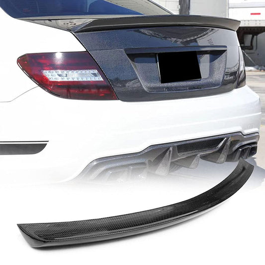 MERC W204 C-CLASS SEDAN VORSTEINER STYLE CARBON FIBRE BOOT SPOILER
