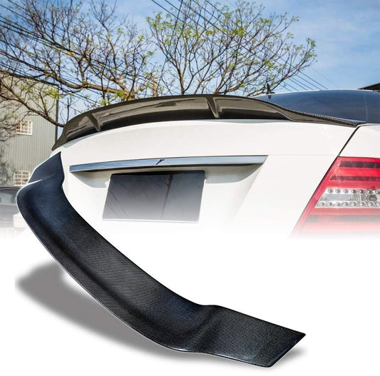 MERC W204 C-CLASS SEDAN R-STYLE CARBON FIBRE ROOF SPOILER