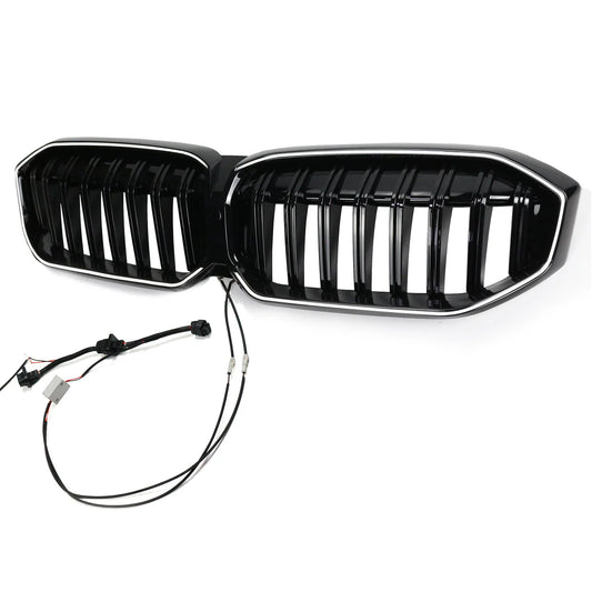 G20 LCI FRONT LED GRILLE BMW 3 SERIES DOUBLE SLAT GRILLE WITH LED LIGHT