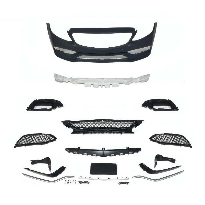 MERC W205 C-CLASS C63 FRONT BUMPER CONVERSION