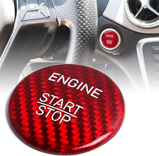 MERC CARBON FIBRE START STOP BUTTON