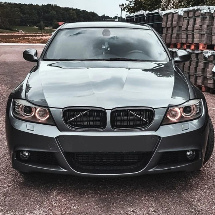 E90 3-SERIES FACELIFT DUAL SLAT KIDNEY GRILLES