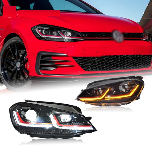 GOLF 7.5 GTI STYLE DYNAMIC LED HEADLIGHTS FOR MK7