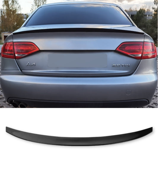 AUDI A4 B8 GLOSS BLACK BOOT SPOILER
