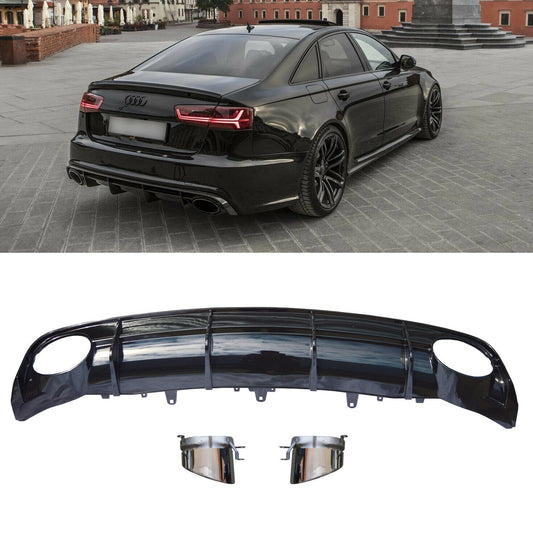 AUDI A6 C7 RS6 STYLE DIFFUSER
