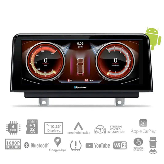 F30 3-SERIES 10.25 INCH ROADSTAR ANDROID ENTERTAINMENT & GPS SYSTEM