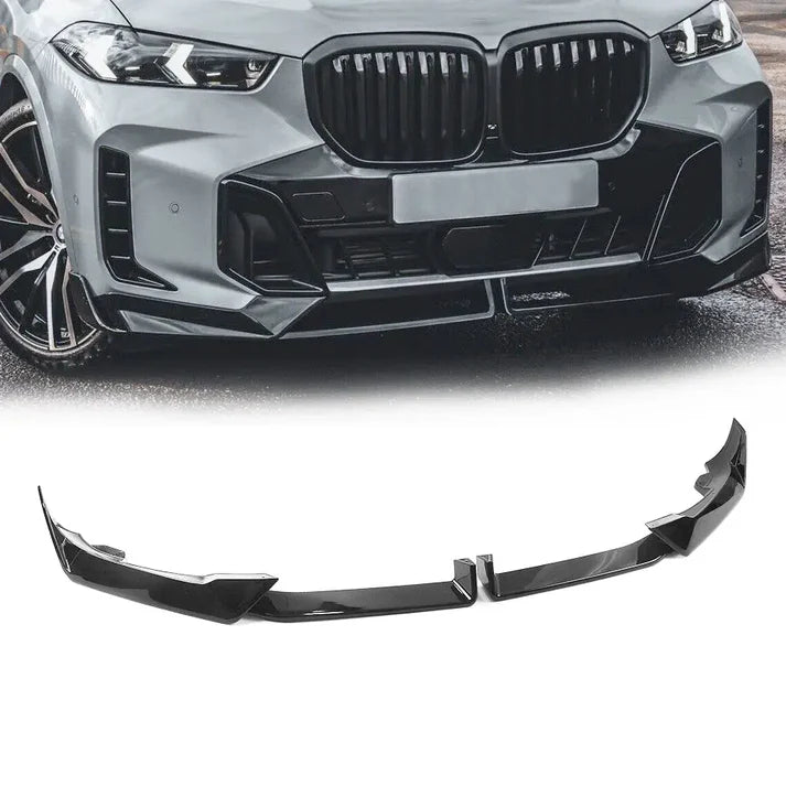 BMW X5 G05 LCI 2023 PLUS GLOSS BLACK FRONT LIP