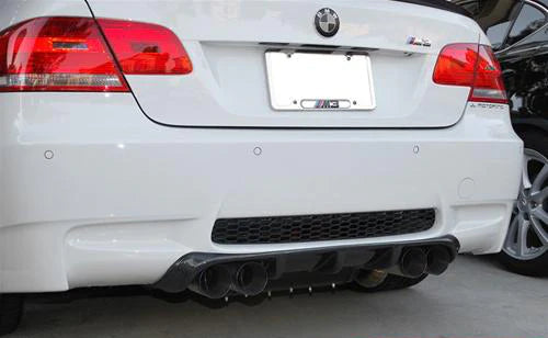 E92 M3 V1-STYLE CARBON FIBER REAR DIFFUSER