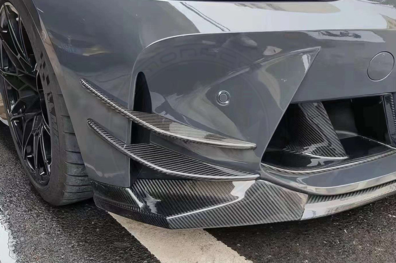 G80 M3 / G82 M4 CARBON FIBER AC STYLE FRONT BUMPER CANARDS