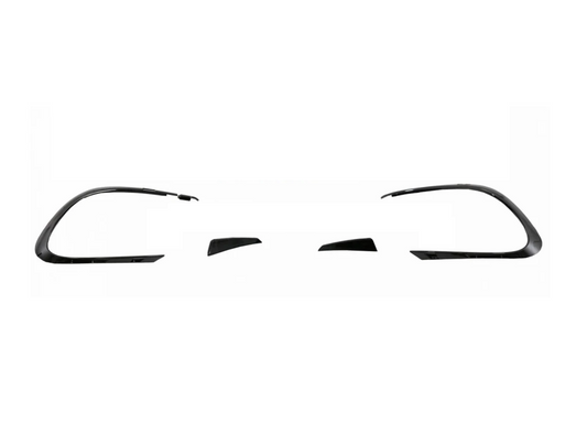 MERC W117 FACELIFT FRONT BUMPER 4PCS CANARDS