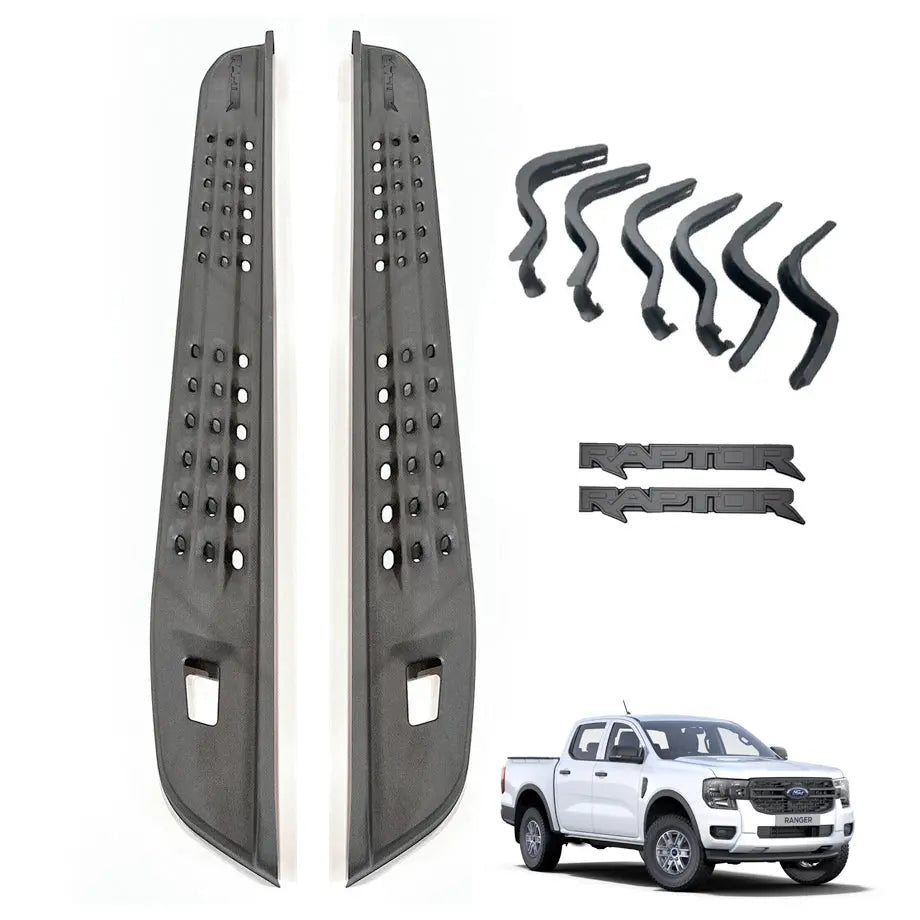 FORD RANGER NEXT GEN RAPTOR STYLE SIDE STEPS