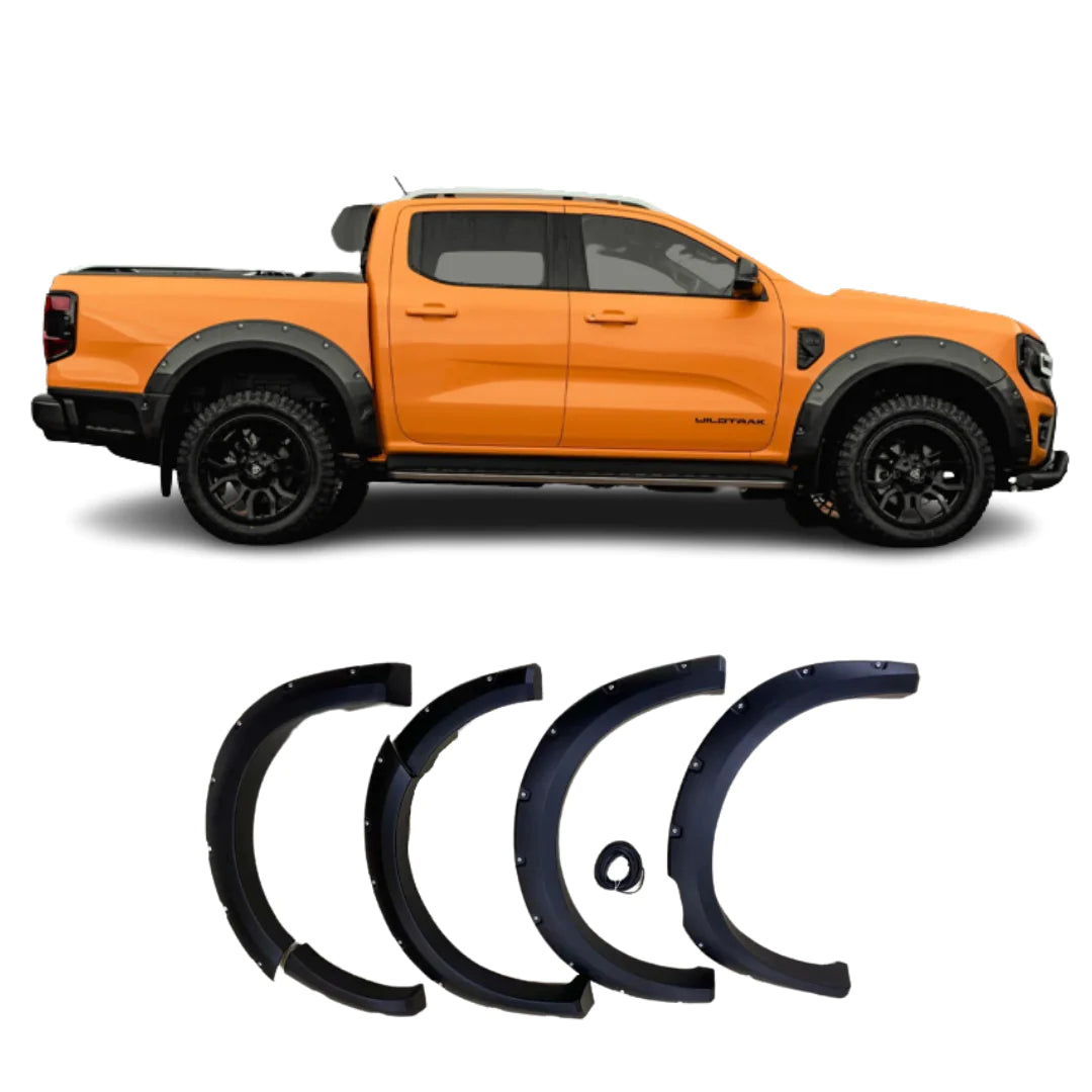 FORD RANGER NEXT GEN SMOOTH STUDDED PLASTIC WHEEL ARCH (6 INCH)