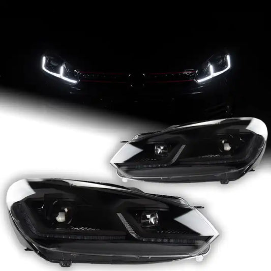 GOLF 6 DYNAMIC LED GOLF 7.5R STYLE HEADLIGHTS