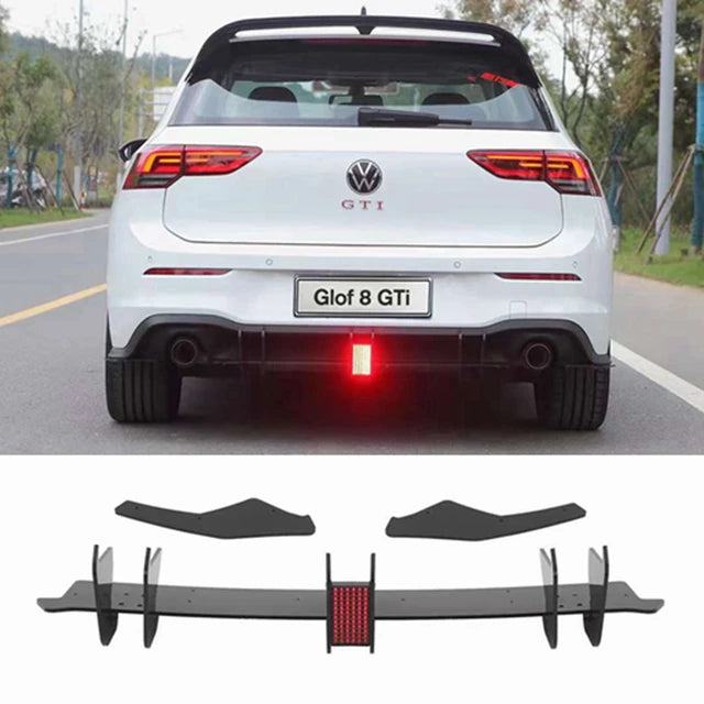 GOLF 8 GTI DIFFUSER WITH F1 LED LIGHT – Karbon Auto