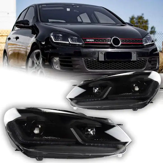 GOLF 6 DYNAMIC LED GOLF 7.5R STYLE HEADLIGHTS