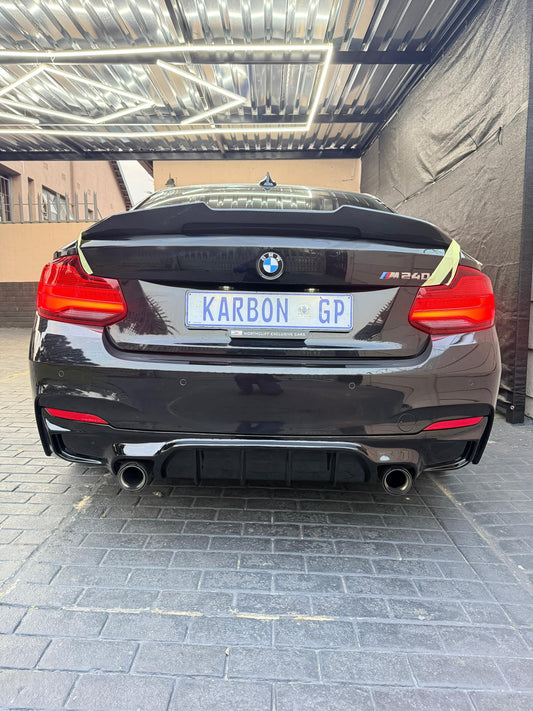 F87 / F22 2 SERIES PSM-STYLE CARBON FIBER BOOT SPOILER