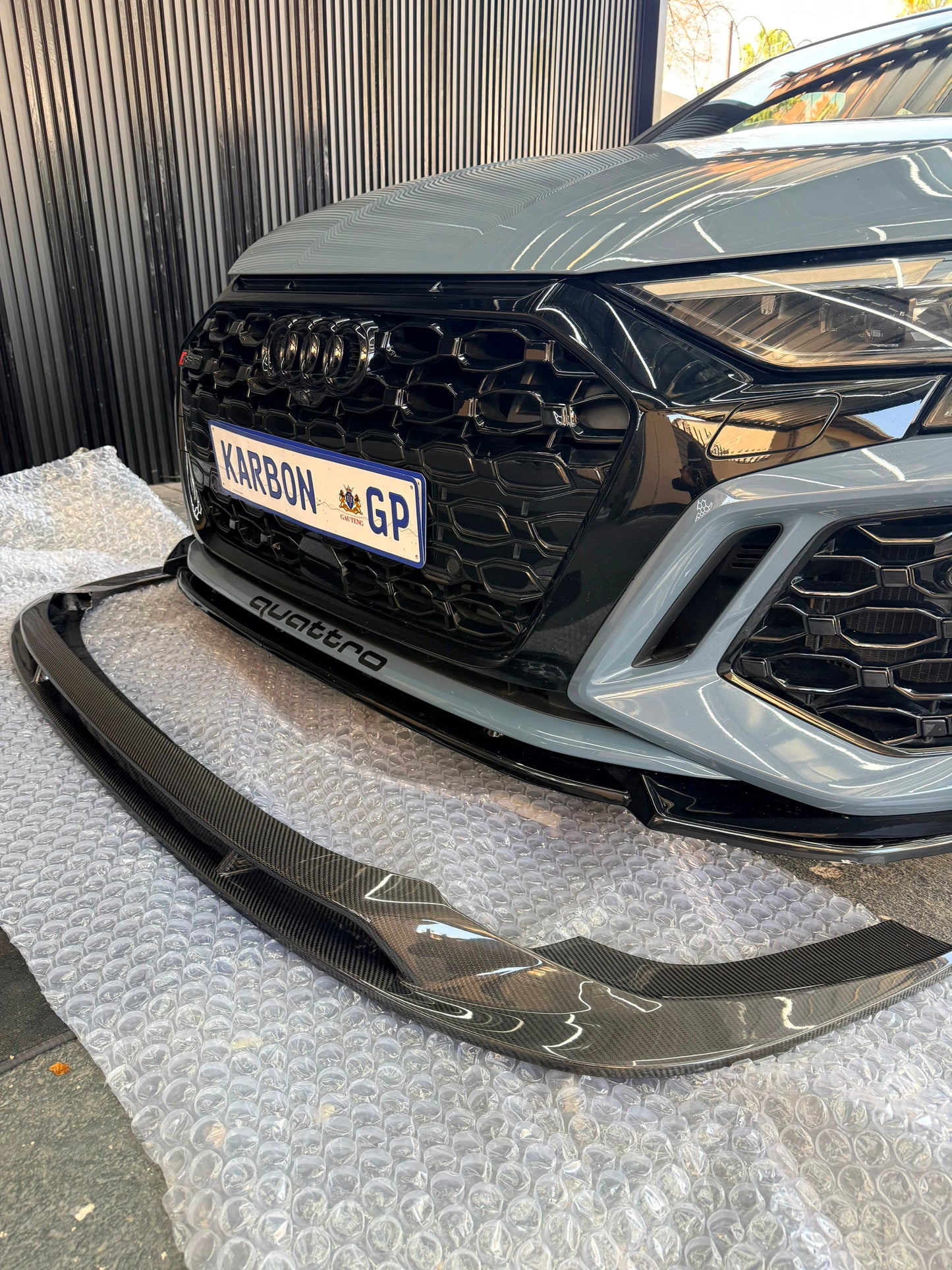 AUDI RS3 8Y CARBON FIBRE AERO STYLE FRONT LIP