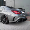 CLA MERCEDES W117 REAR DIFFUSER ADD ON MX STYLE