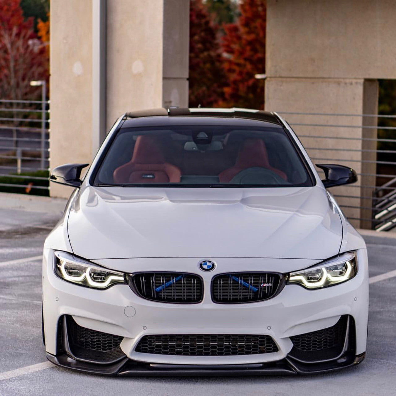 F80 M3 / F82 M4 GLOSS BLACK DUAL SLAT KIDNEY GRILLES