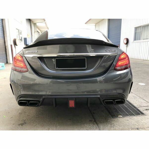 MERC W205 C63 SEDAN F1 LED CARBON FIBRE LED DIFFUSER