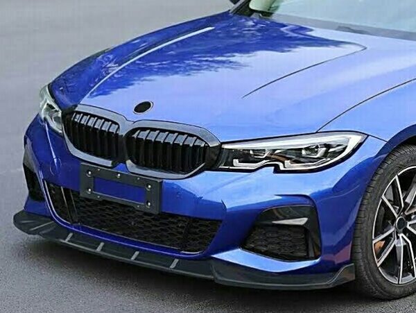G20 (3-SERIES) COMPETITION STYLE GLOSS BLACK FRONT SPOILER