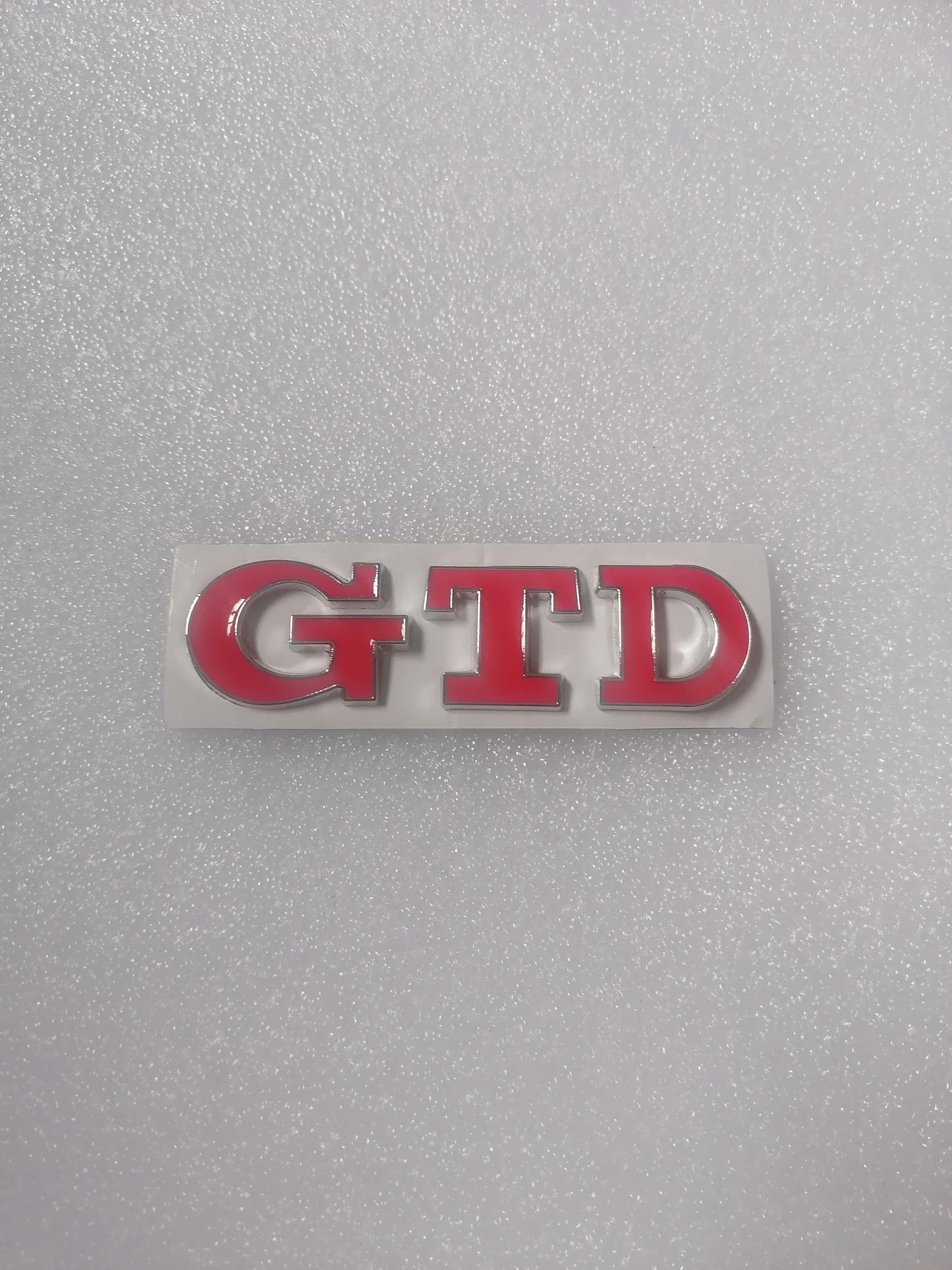 GOLF 7 GTD BADGE IN RED