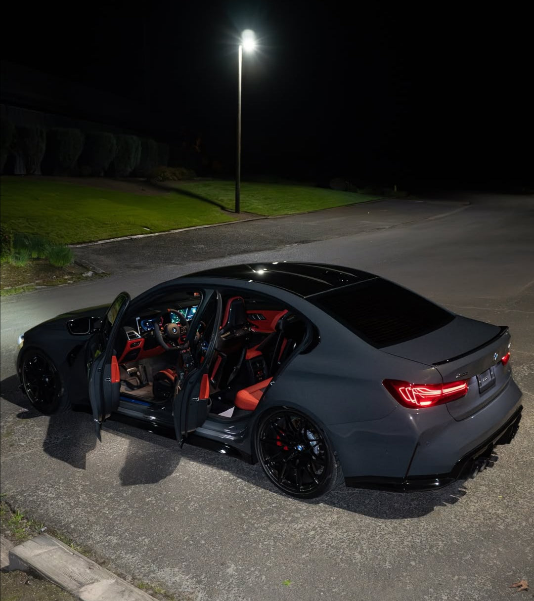 G80 M3 LASER TAILIGHTS CHERRY RED