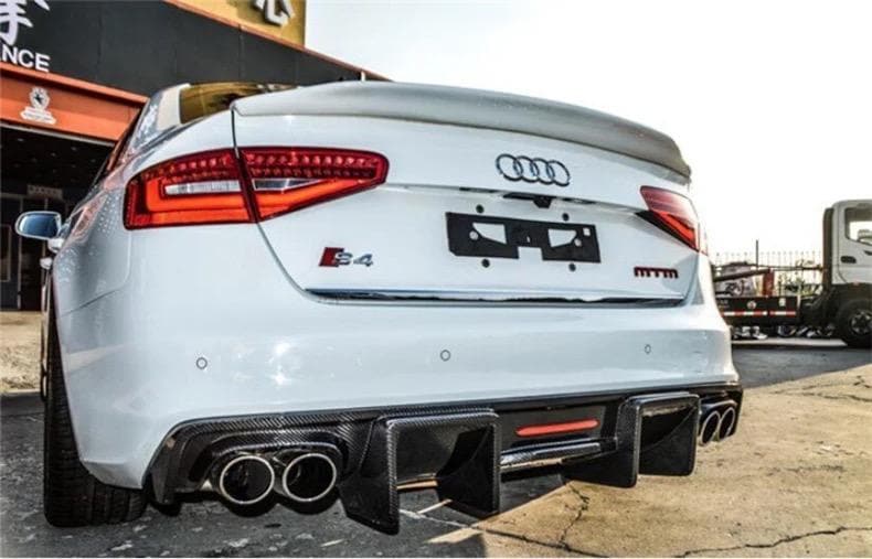 AUDI A4 B8.5 KB STYLE CARBON FIBER DIFFUSER