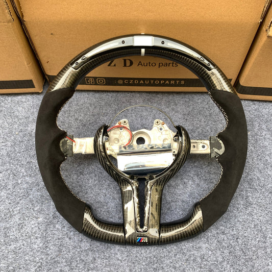 F-SERIES CARBON FIBER STEERING WHEEL WITH LED DISPLAY