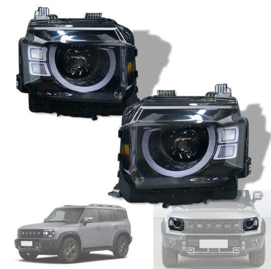 JETOUR T2 DEFENDER STYLE LED HEADLIGHTS