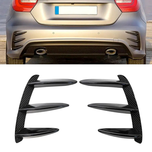 MERC W176 A-CLASS CLAW STYLE REAR BUMPER CANARDS