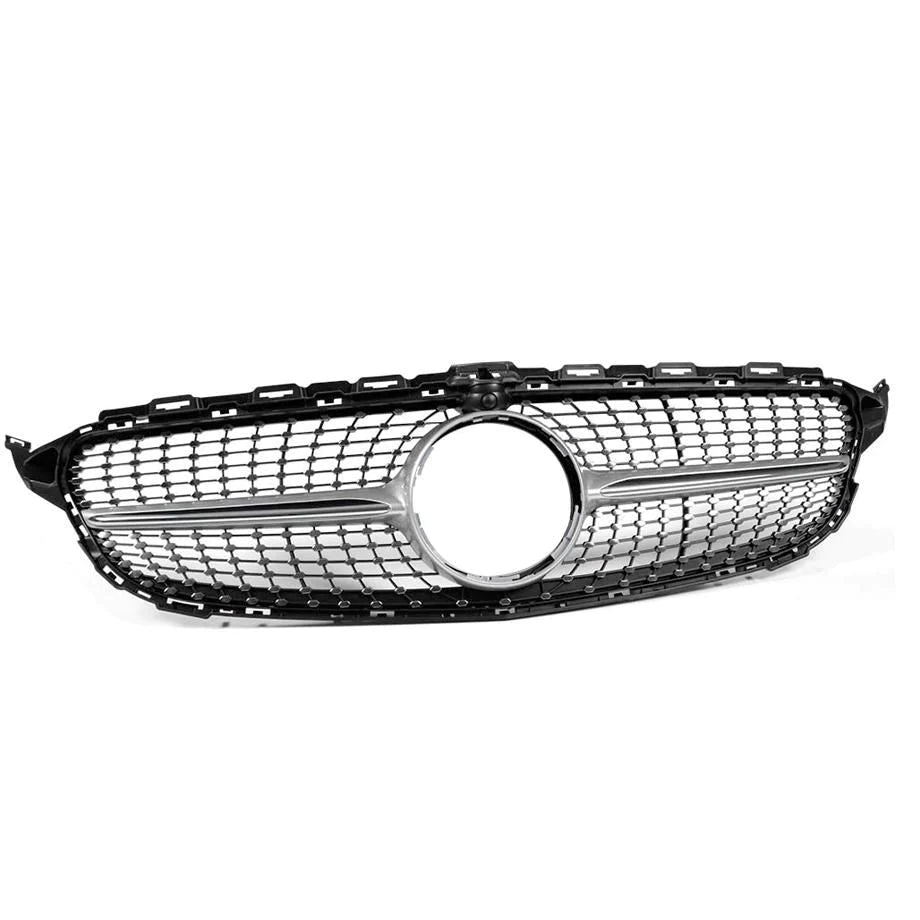 MERC W205 C-CLASS DIAMOND STYLE UPGRADE GRILLE