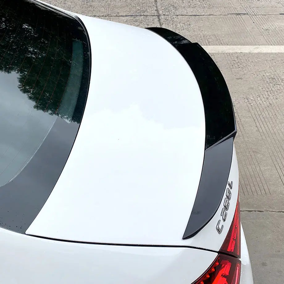 MERC W206 C-CLASS BRABUS STYLE GLOSS BLACK PLASTIC BOOT SPOILER