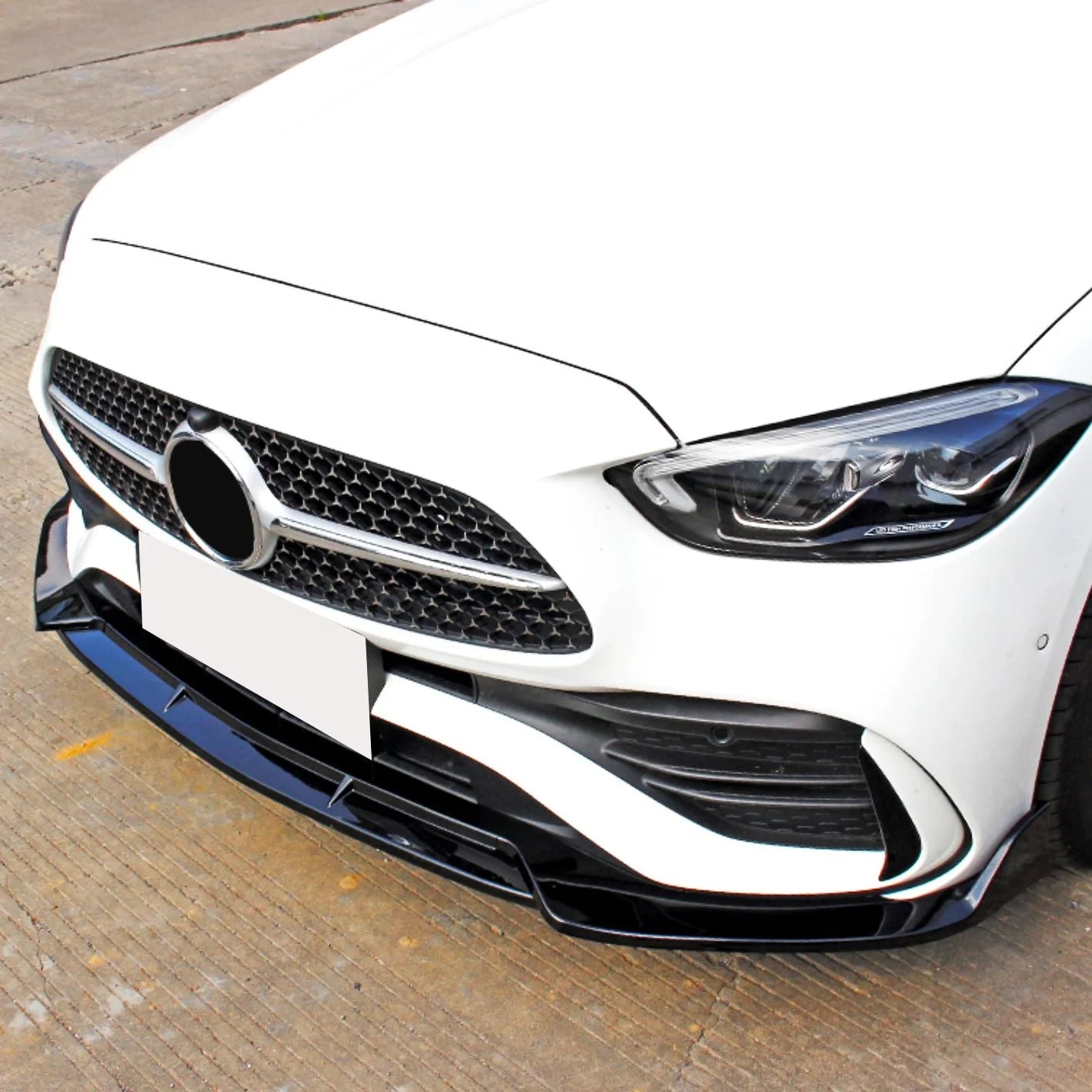MERC W206 C-CLASS BRABUS STYLE FRONT LIP