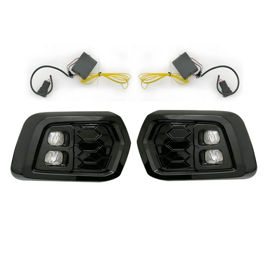 FORD RANGER T8 WILDTRAK GLOSS BLACK LED FOG LAMP