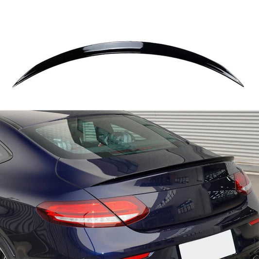 MERC W205 C-CLASS COUPE EDITION 1 STYLE GLOSS BLACK BOOT SPOILER