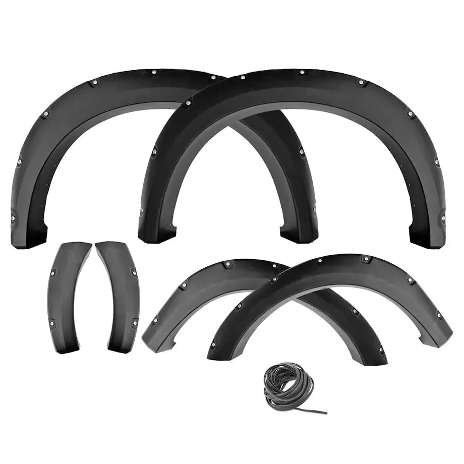 FORD RANGER NEXT GEN SMOOTH STUDDED PLASTIC WHEEL ARCH (6 INCH)