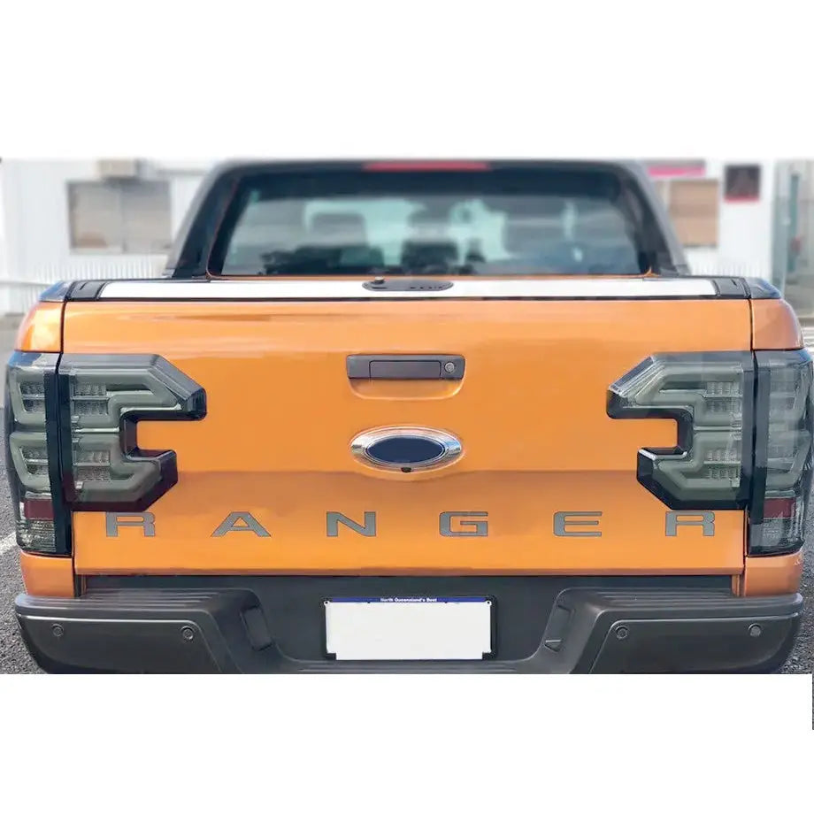 FORD RANGER T6/T7/T8 RAPTOR STYLE 4-PIECE LED SMOKED TAILLIGHTS